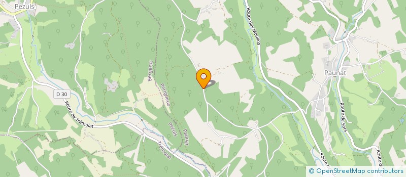 localisation de l'entreprise MONSIEUR PER PANT  PAUNAT