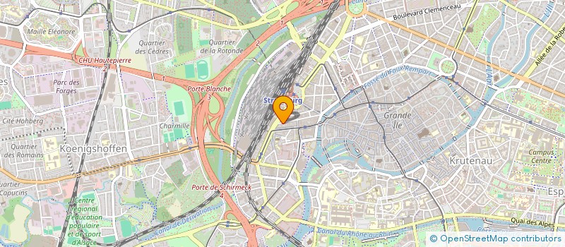 localisation de l'entreprise MONSIEUR PERAN ANDRE à STRASBOURG