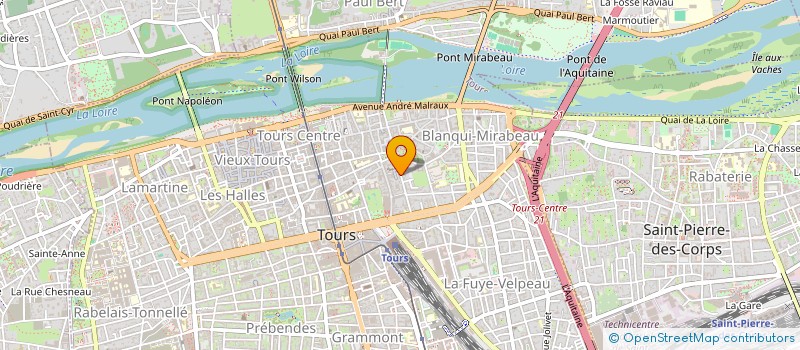 localisation de l'entreprise MONSIEUR PERCEVAL DE MORGOLI  TOURS