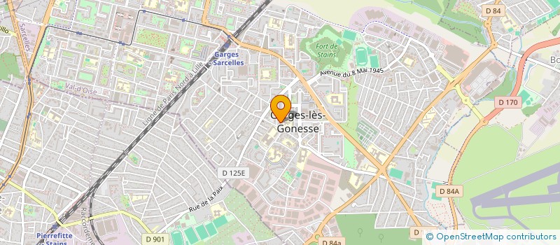 localisation de l'entreprise MONSIEUR PERE PUJOL SANZ  GARGES-LES-GONESSE