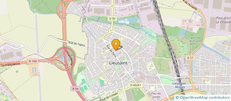 localisation de l'entreprise MONSIEUR PEREIRA BARBOSA SAMUEL  LIEUSAINT