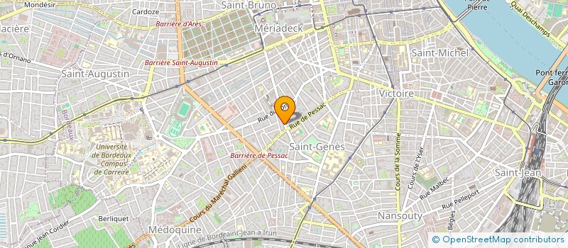 localisation de l'entreprise MONSIEUR PEREIRA JEREMY  BORDEAUX