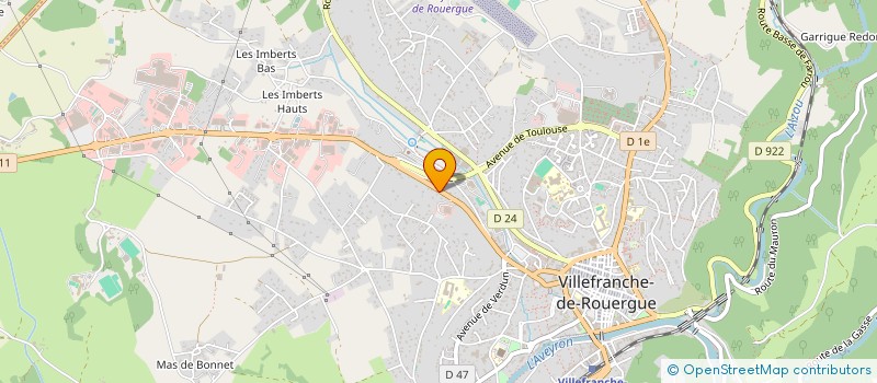 localisation de l'entreprise MONSIEUR PEREIRA MANILHA à VILLEFRANCHE-DE-ROUERGUE