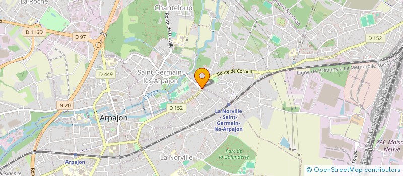 localisation de l'entreprise MONSIEUR PEREIRA MARTINS à SAINT-GERMAIN-LES-ARPAJON
