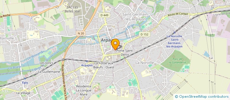 localisation de l'entreprise MONSIEUR PEREU ION à ARPAJON