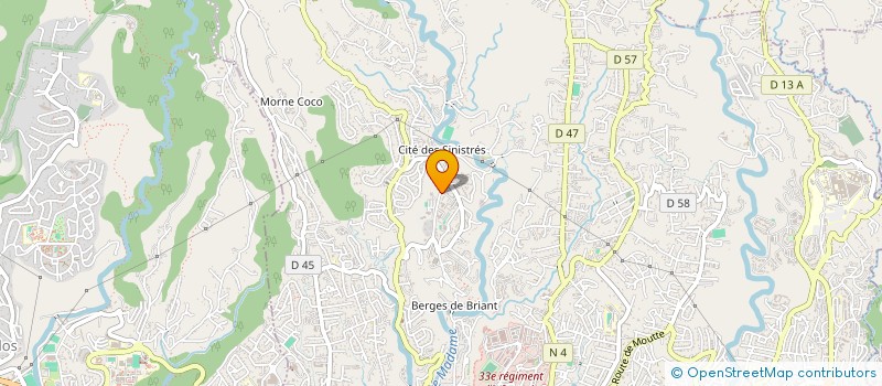 localisation de l'entreprise MONSIEUR PEREZ HONORE  FORT-DE-FRANCE