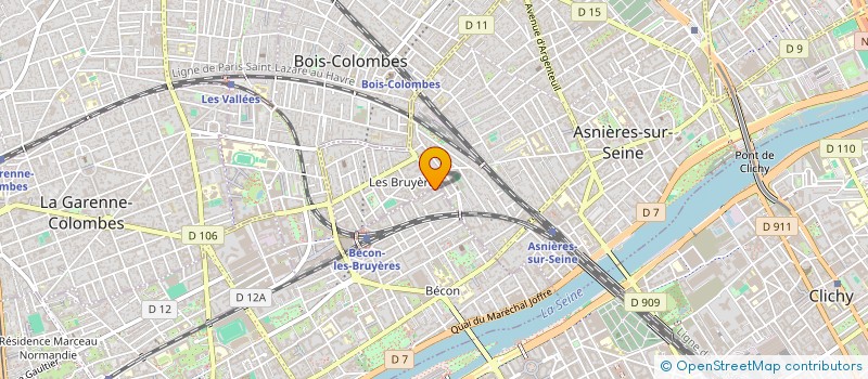 localisation de l'entreprise MONSIEUR PERFIRIO DA CUNHA à COURBEVOIE