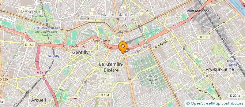 localisation de l'entreprise MONSIEUR PERICHETS LOIS LES PERICHETS  LE KREMLIN-BICETRE