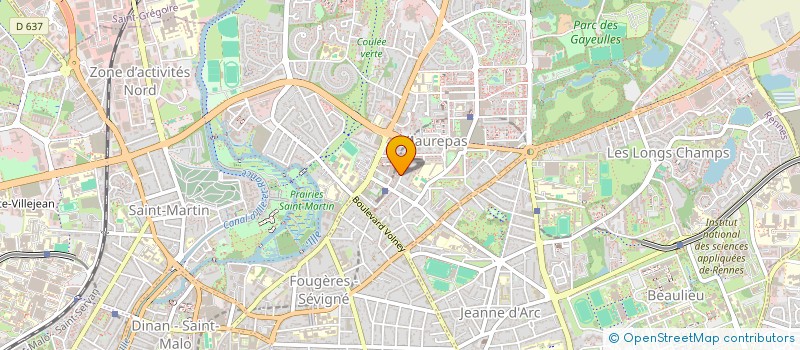 localisation de l'entreprise MONSIEUR PERNAUDE AMOUSSOU  CESSON-SEVIGNE