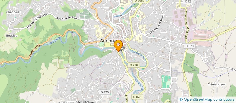 localisation de l'entreprise MONSIEUR PERPARIM ARIFI à ANNONAY
