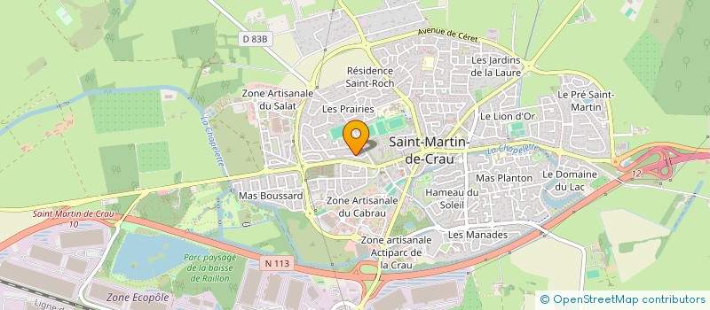 localisation de l'entreprise MONSIEUR PERRE MARIN à SAINT-MARTIN-DE-CRAU