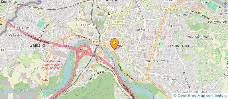 localisation de l'entreprise MONSIEUR PERRE VAN DE  ANNEMASSE