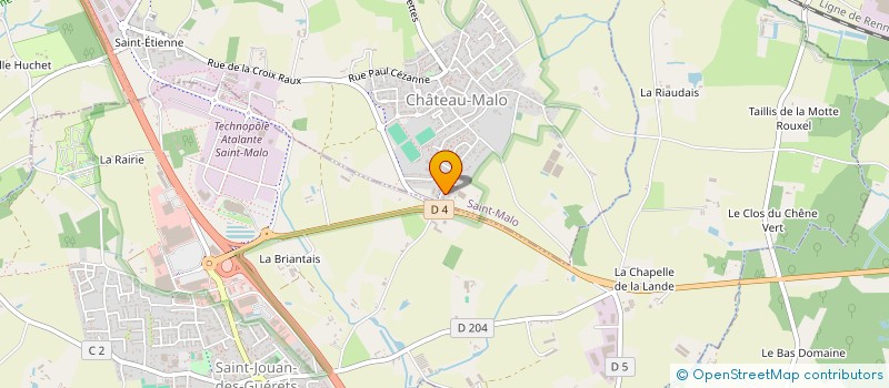 localisation de l'entreprise MONSIEUR PERRICK DOBE  SAINT-MALO