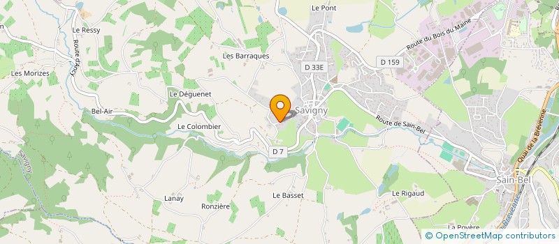 localisation de l'entreprise MONSIEUR PERRINA DESCHAMPS à SAVIGNY