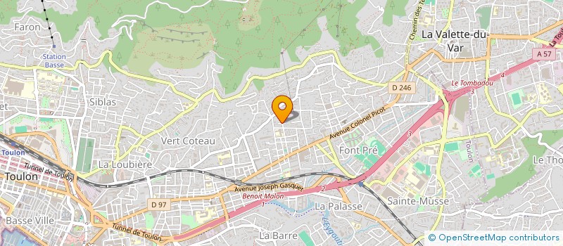 localisation de l'entreprise MONSIEUR PERRY LOHIER  TOULON