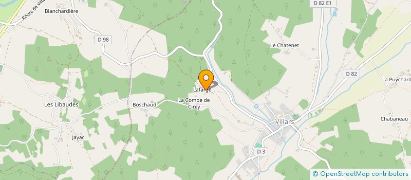 localisation de l'entreprise MONSIEUR PERRY SMITH  VILLARS