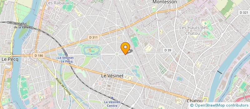 localisation de l'entreprise MONSIEUR PERSE PAHOU à LE VESINET