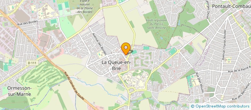 localisation de l'entreprise MONSIEUR PETAR DAMYANOV PETROV  LA QUEUE-EN-BRIE