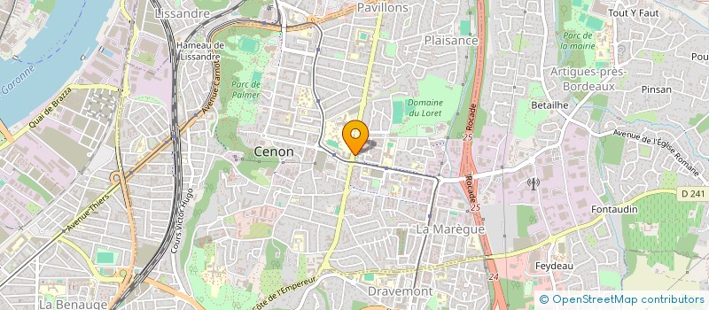 localisation de l'entreprise MONSIEUR PETAR GRANCHAROV à CENON