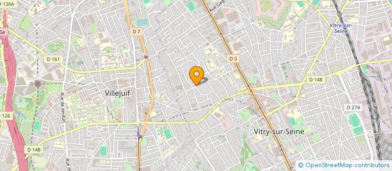 localisation de l'entreprise MONSIEUR PETAR MILISAVLJEVIC à VITRY-SUR-SEINE
