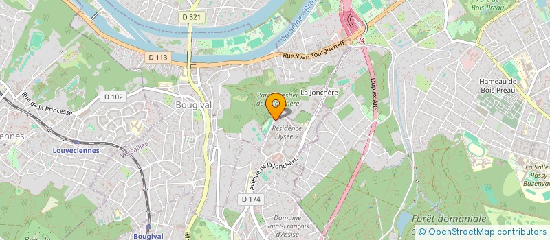 localisation de l'entreprise MONSIEUR PETE RICCI  LA CELLE-SAINT-CLOUD