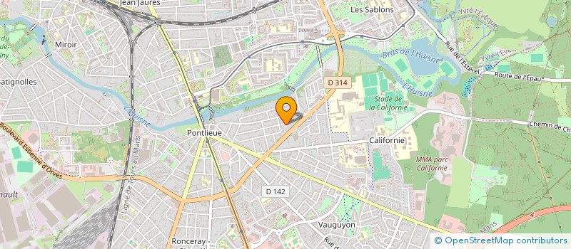 localisation de l'entreprise MONSIEUR PETELO LAPE à LE MANS