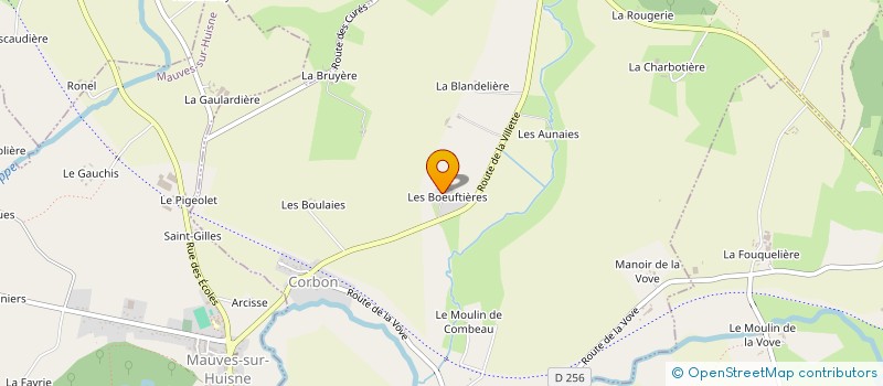localisation de l'entreprise MONSIEUR PETER ABREU DA SILVA à CORBON