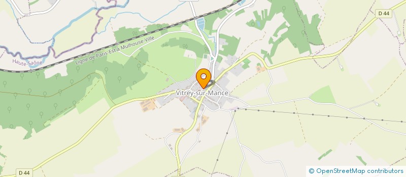 localisation de l'entreprise MONSIEUR PETER ALTMEYER  VITREY-SUR-MANCE