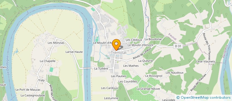 localisation de l'entreprise MONSIEUR PETER AUSTEN  SAINT-MARCEL-DU-PERIGORD