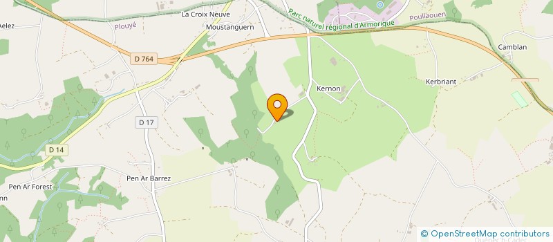 localisation de l'entreprise MONSIEUR PETER BARRETT  PLOUYE