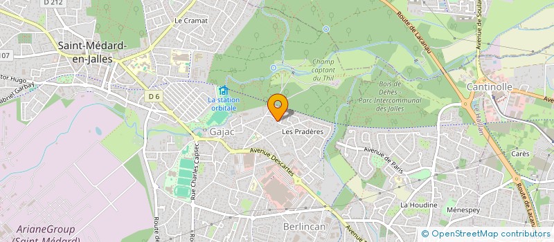 localisation de l'entreprise MONSIEUR PETER BIRSS  SAINT-MEDARD-EN-JALLES