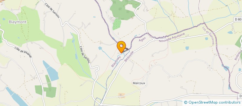 localisation de l'entreprise MONSIEUR PETER BISENBERGER  BLAYMONT