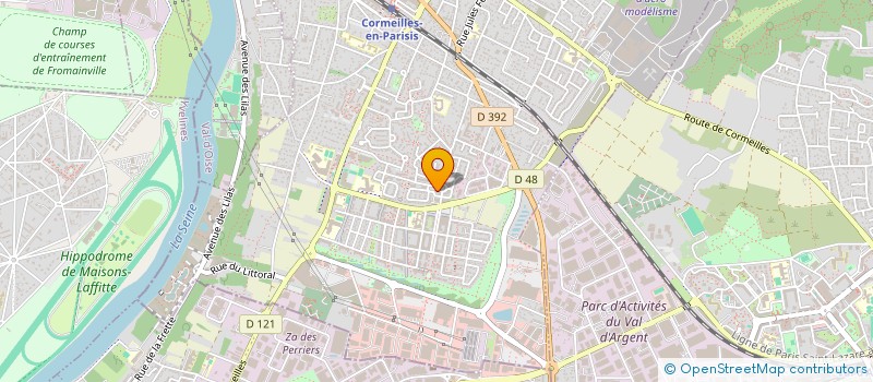 localisation de l'entreprise MONSIEUR PETER BLAISE  CORMEILLES-EN-PARISIS