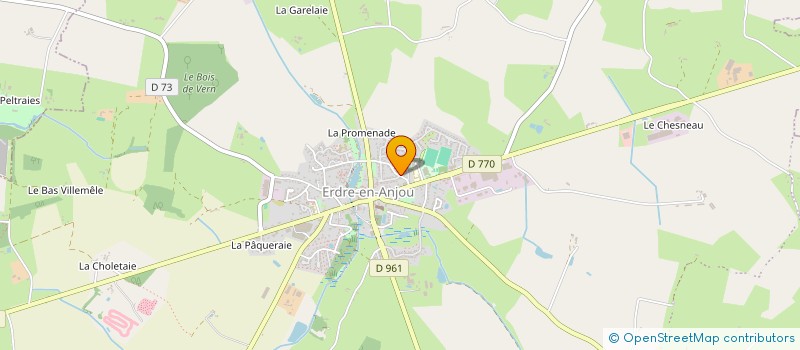 localisation de l'entreprise MONSIEUR PETER BLANCHARD  ERDRE-EN-ANJOU