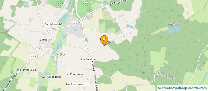 localisation de l'entreprise MONSIEUR PETER BRAAKMAN  MOULIHERNE