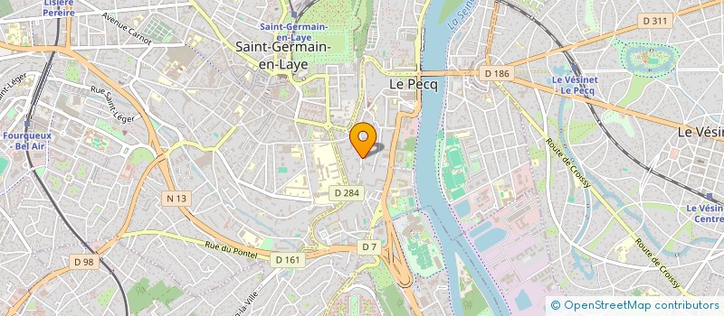 localisation de l'entreprise MONSIEUR PETER BREITENSTEIN à LE PECQ