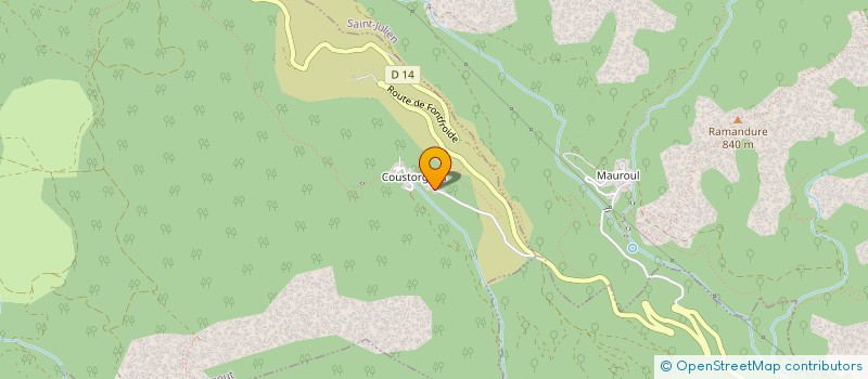 localisation de l'entreprise MONSIEUR PETER BREUER  FRAISSE-SUR-AGOUT