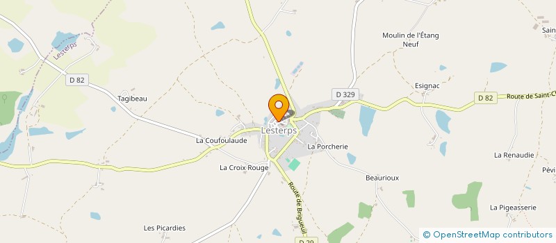 localisation de l'entreprise MONSIEUR PETER CHANDLER à LESTERPS