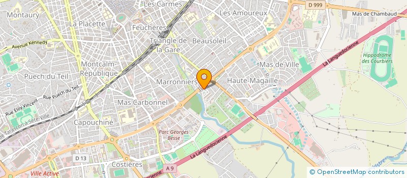 localisation de l'entreprise MONSIEUR PETER CHATTELEYN  NIMES