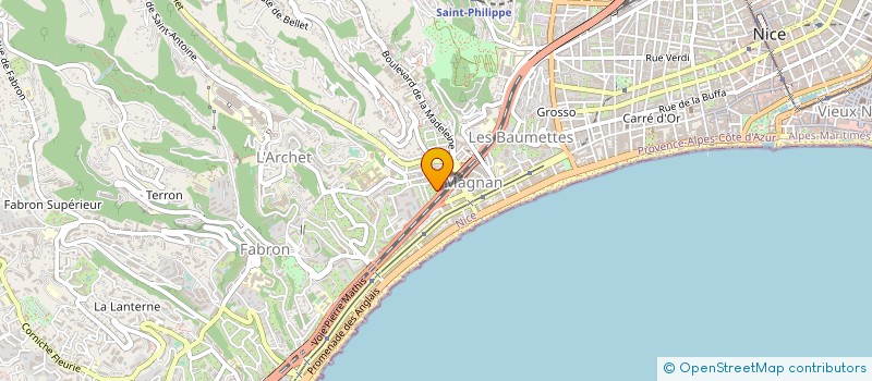 localisation de l'entreprise MONSIEUR PETER CHICHE à NICE