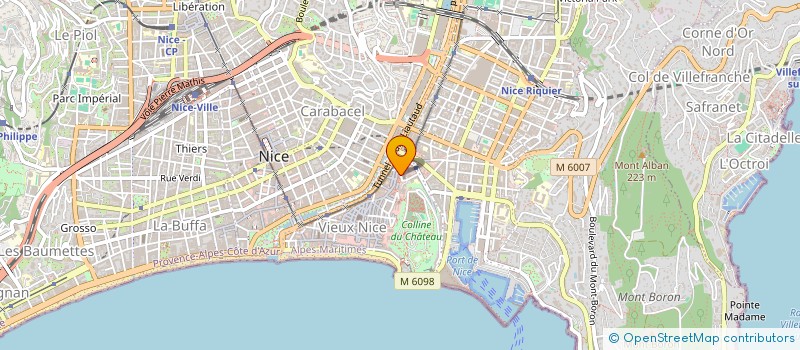 localisation de l'entreprise MONSIEUR PETER COGAVIN  NICE