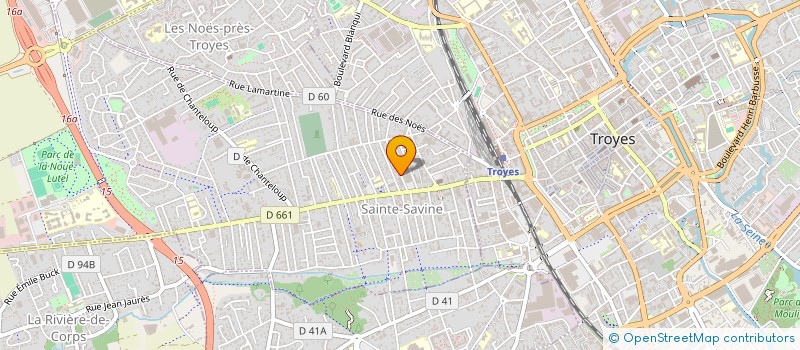 localisation de l'entreprise MONSIEUR PETER COULON  SAINTE-SAVINE