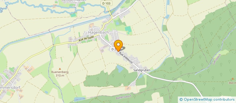 localisation de l'entreprise MONSIEUR PETER DE VIVAR  HAGENBACH