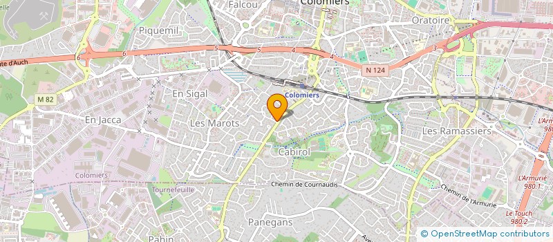 localisation de l'entreprise MONSIEUR PETER DEVERELL  COLOMIERS