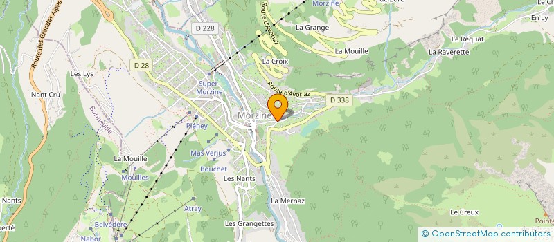 localisation de l'entreprise MONSIEUR PETER DUKE  MORZINE