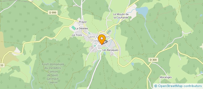 localisation de l'entreprise MONSIEUR PETER EGGLETON à SAINT-BONNET-LE-CHASTEL