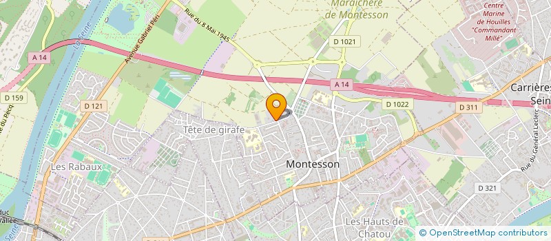 localisation de l'entreprise MONSIEUR PETER ELIAS  CHATOU