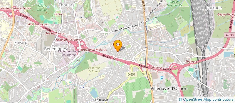 localisation de l'entreprise MONSIEUR PETER ETO  TALENCE