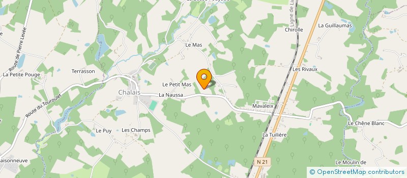 localisation de l'entreprise MONSIEUR PETER EVANS à NANTHEUIL