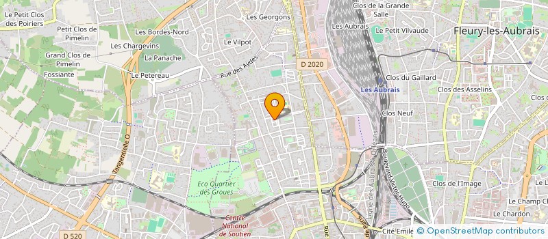 localisation de l'entreprise MONSIEUR PETER FENELON à ORLEANS